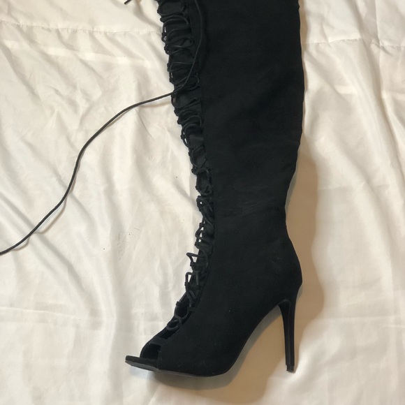 Jessica Simpson fur coat size M - Picture 5 of 5